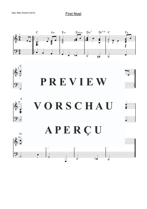 gallery: Silent Night - 5 Lieder für die Weihnachtszeit, , Klavier Solo