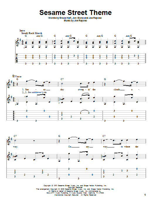 Produktbild zu: Sesame Street Theme