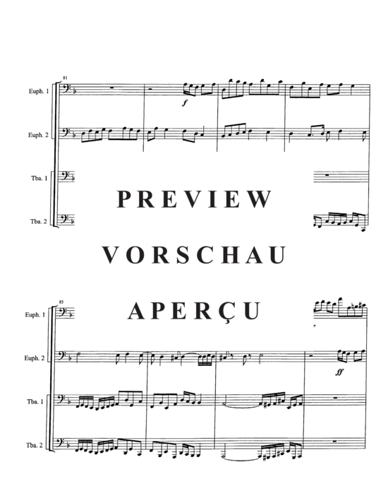Product gallery: Page 13 of 21 Canzona in d , , (Tuba Quartett EETT)