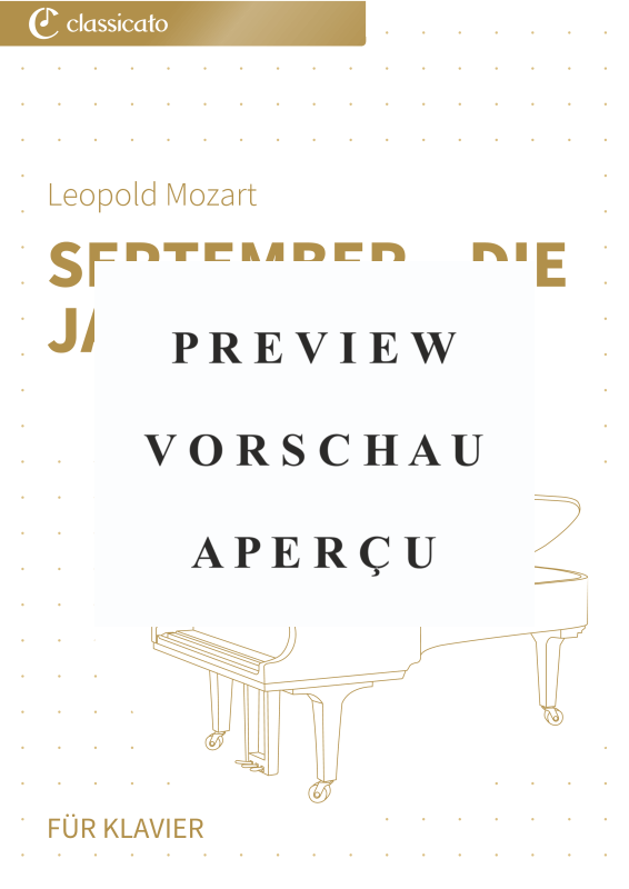 Produktgalerie: Seite 2 von 4 September - Die Jagd, , Klavier Solo