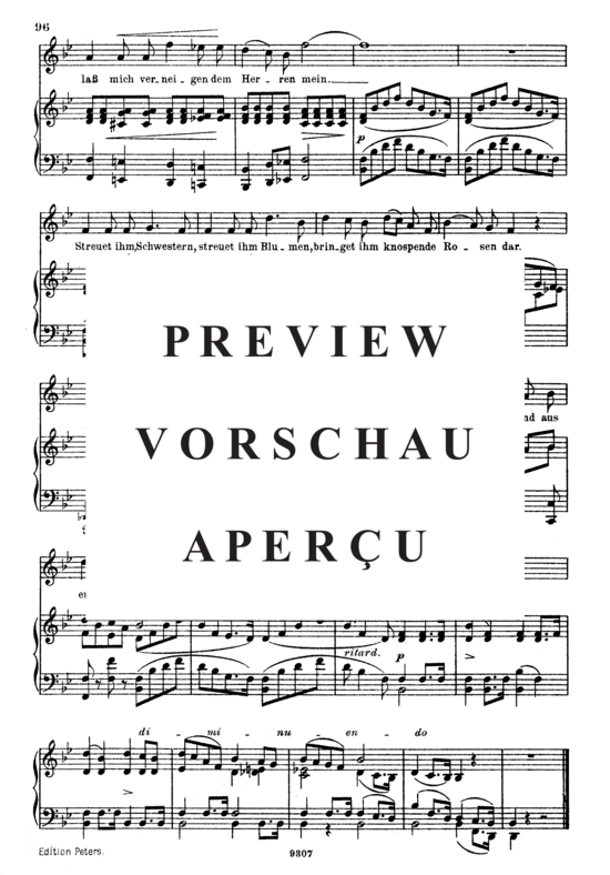 Product gallery: Page 4 of 4 Helft mir, ihr Schwestern, Op.42 No.5, , High Voice and Piano