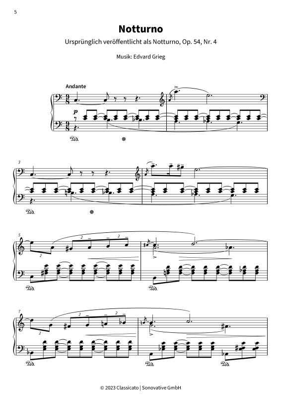 Product gallery: Page 1 of 11 Griegs Morgenmelodien, , Piano Solo