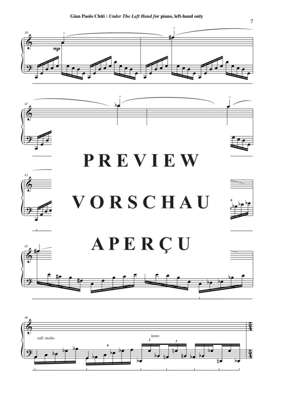 Product gallery: Page 8 of 15 Under The Left Hand , , Piano Solo