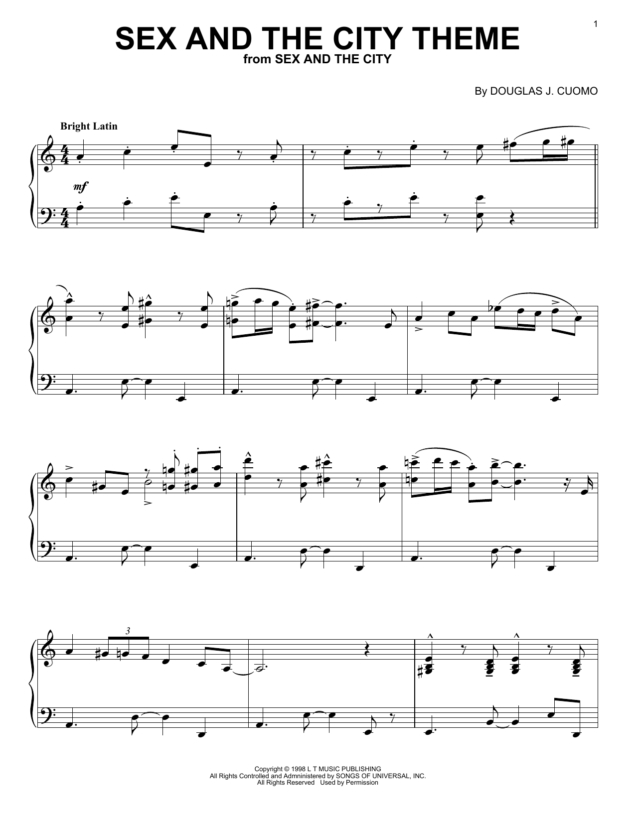 Produktbild zu: Sex And The City Theme