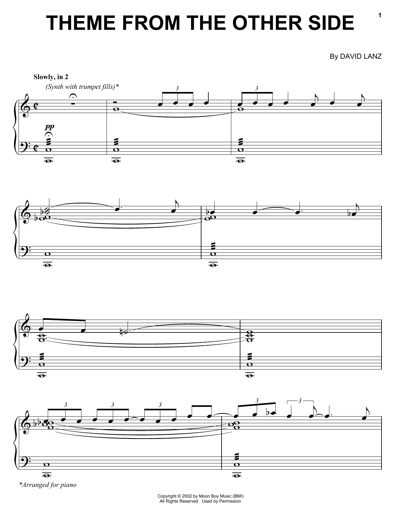 Produktbild zu: Theme From The Other Side