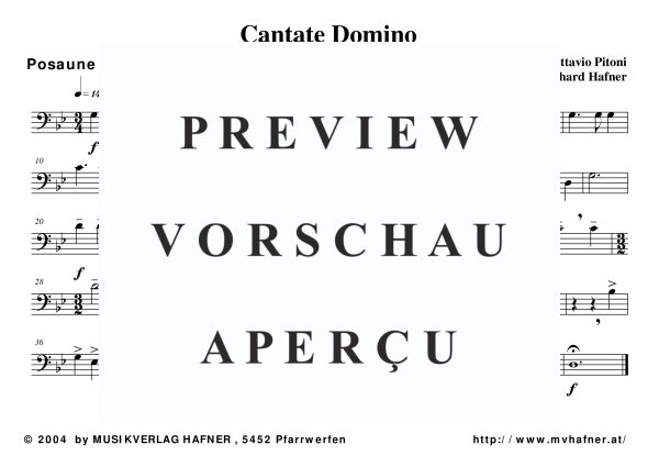 Produktgalerie: Seite 11 von 11 Cantate Domino, , (Blechbläser Quintett)