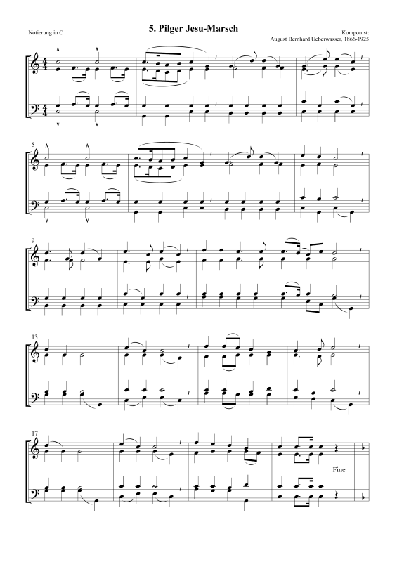 Produktbild zu: Pilger Jesu-MarschAugust Bernhard Überwasser