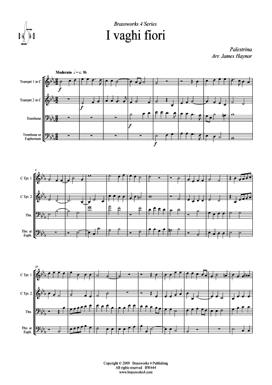 Produktbild zu: I vaghi fioriGiovanni Piergluigi da Palestrina