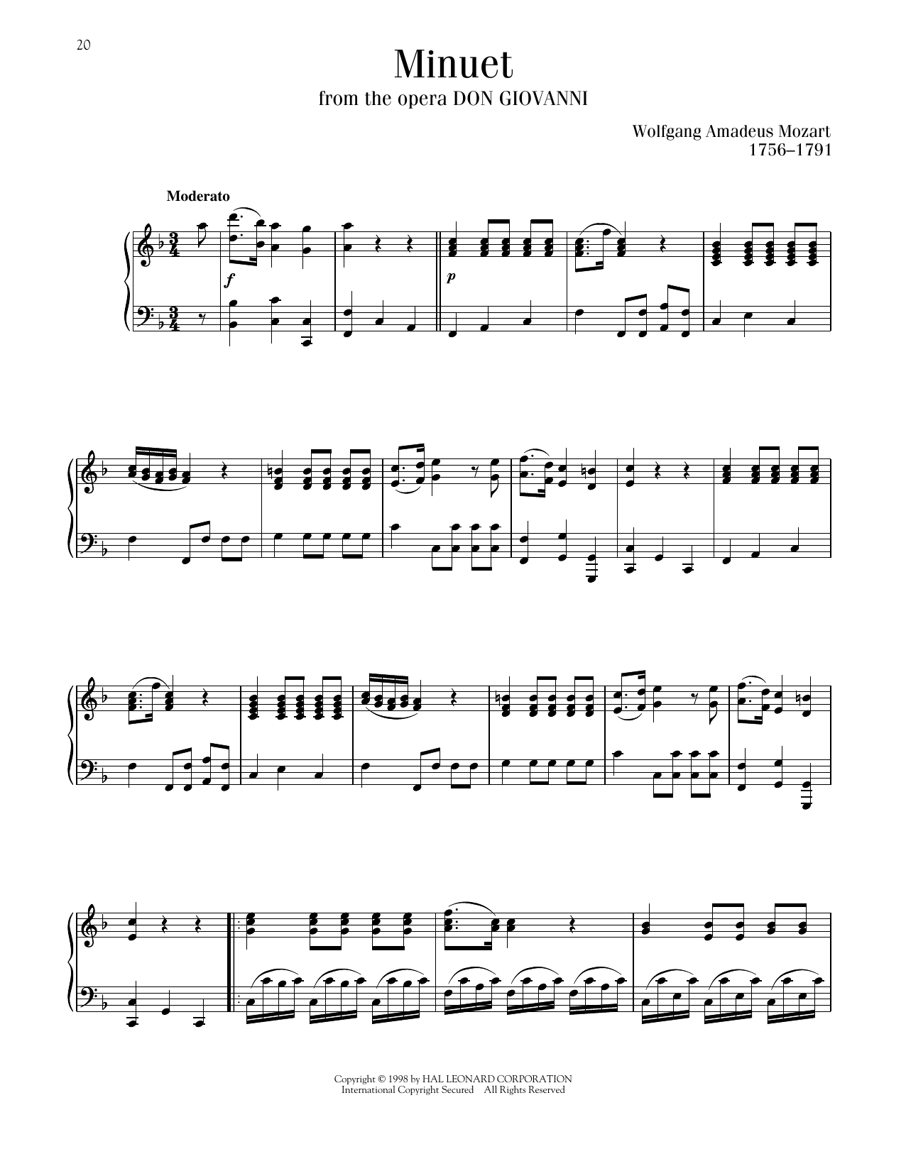 Produktbild zu: Minuet