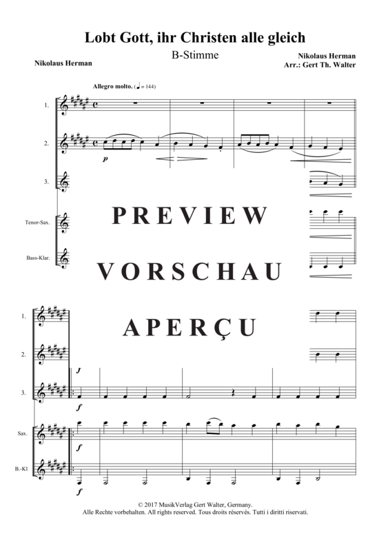 Produktgalerie: Seite 4 von 11 Lobt Gott, ihr Christen alle gleich , , (flexibles Quintett)