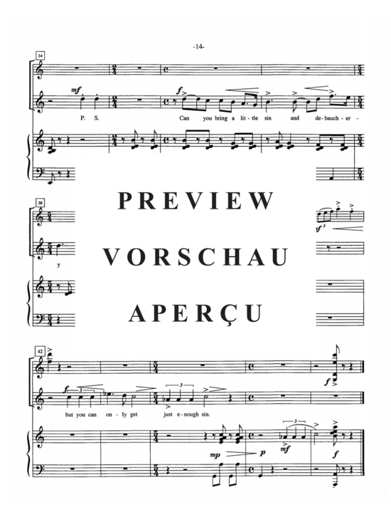 Product gallery: Page 20 of 21 Love Letters , , (soprano/tenor, violin & piano)