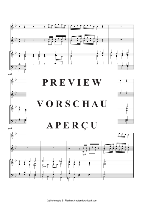 Produktgalerie: Seite 3 von 3 Jesu, nun sei gepreiset , , (Quartett in C)