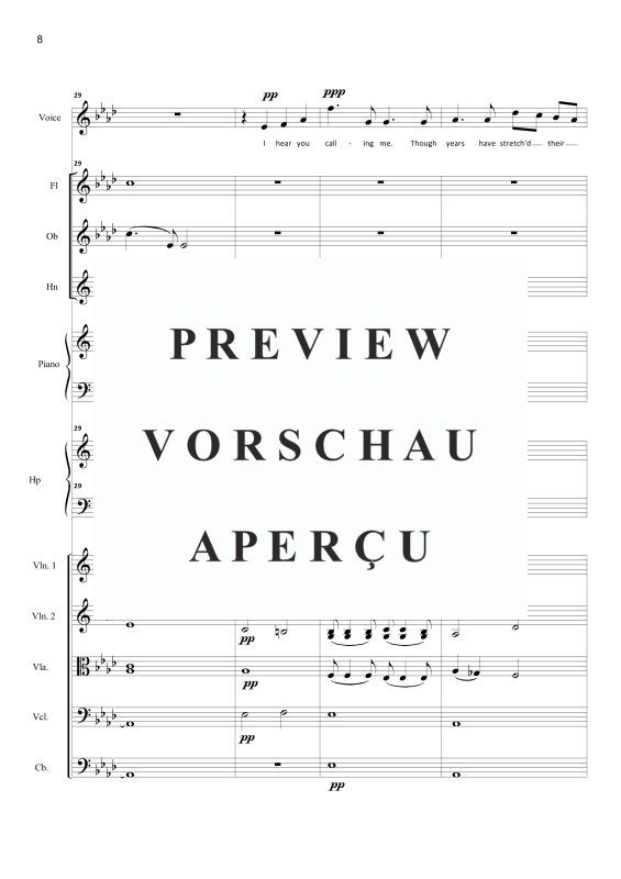 Produktgalerie: Seite 11 von 11 I hear you calling me, , Tenor Solo und Orchester