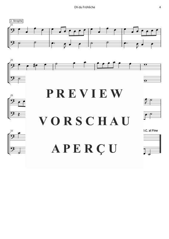 Product gallery: Page 6 of 8 Oh du Fröhliche - aus dem Album Barock und Jazz zum Fest, , (Duet 2x trombone)