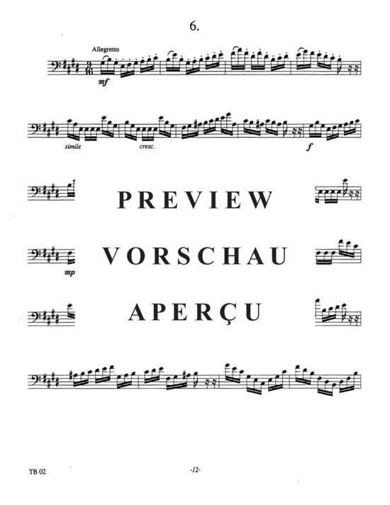 Product gallery: Page 16 of 21 Etudes for Euphonium, Vol. 2 , , (Euphonium Solo)