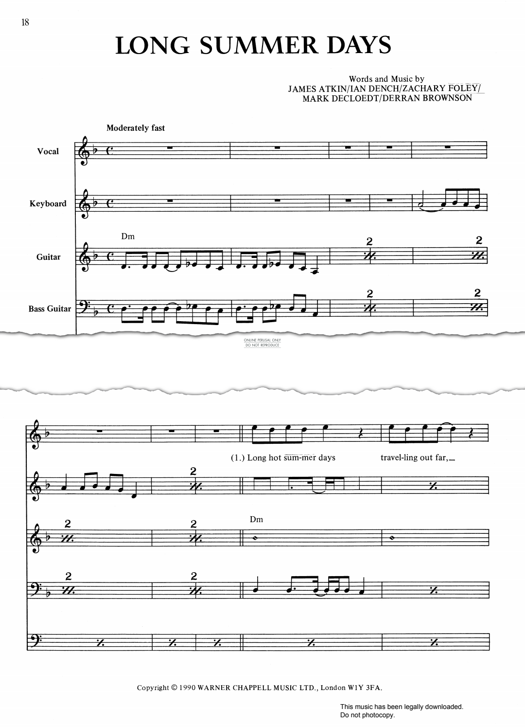 Product gallery: Page 1 of 1 Long Summer Days, EMF