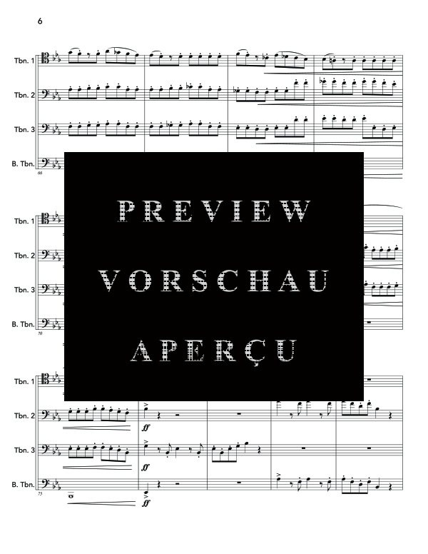 Product gallery: Page 10 of 11 Serenade from Eine Kleine Nachtmusik, , (Trombone quartet)