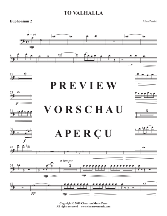 Product gallery: Page 16 of 21 To Valhalla , , (Tuba Ensemble EEETTT)
