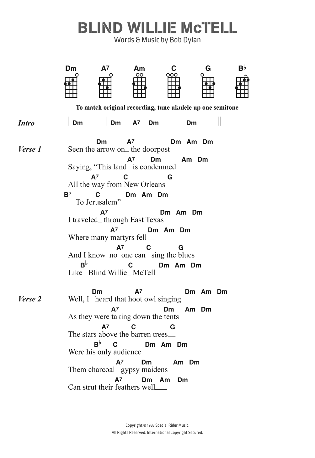 Product gallery: Page 1 of 1 Blind Willie McTell, Bob Dylan