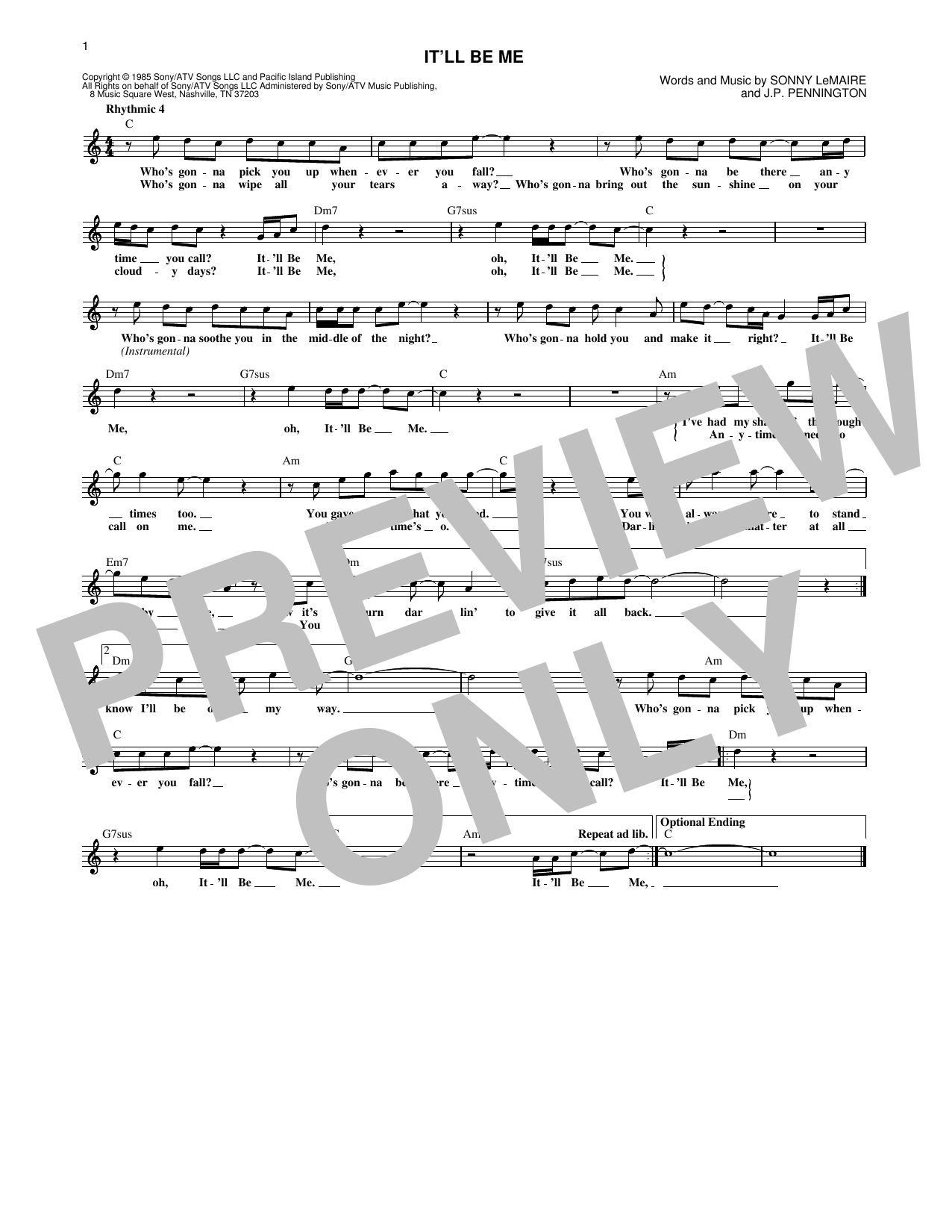 Produktgalerie: Seite 1 von 1 It'll Be Me, Exile, Melodieinstrument