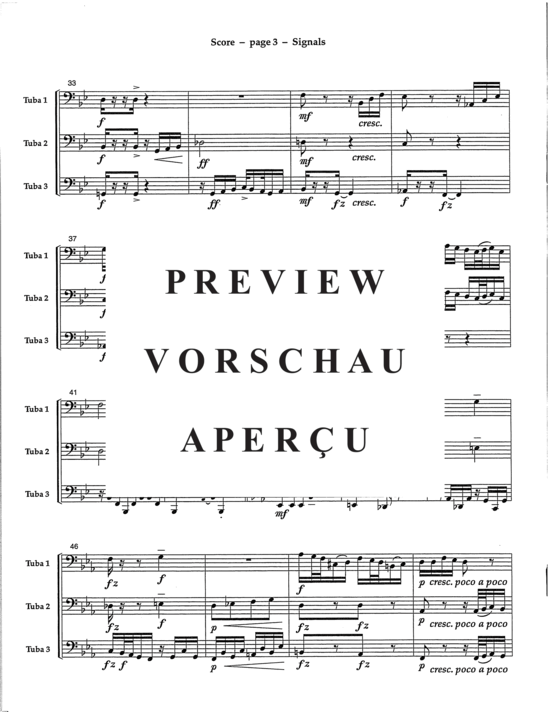 Produktgalerie: Seite 6 von 15 Signals , , (Tuba Trio)