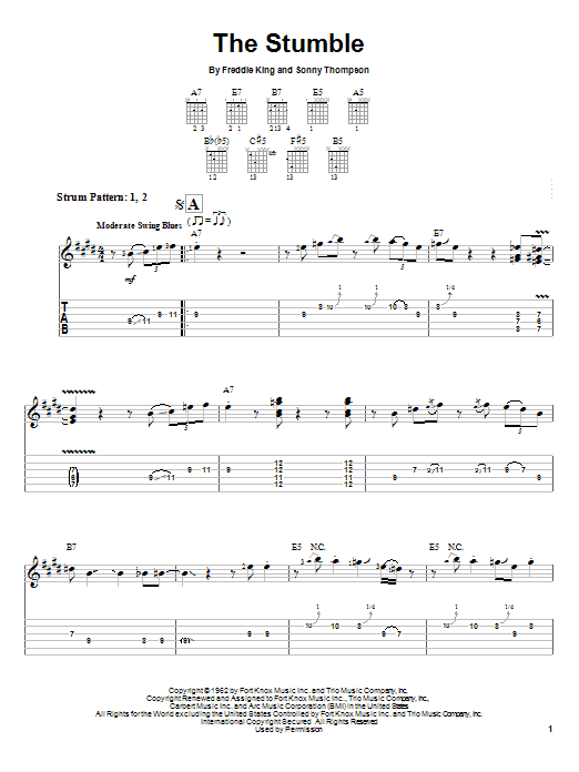 Product gallery: Page 1 of 1 The Stumble, Freddie King