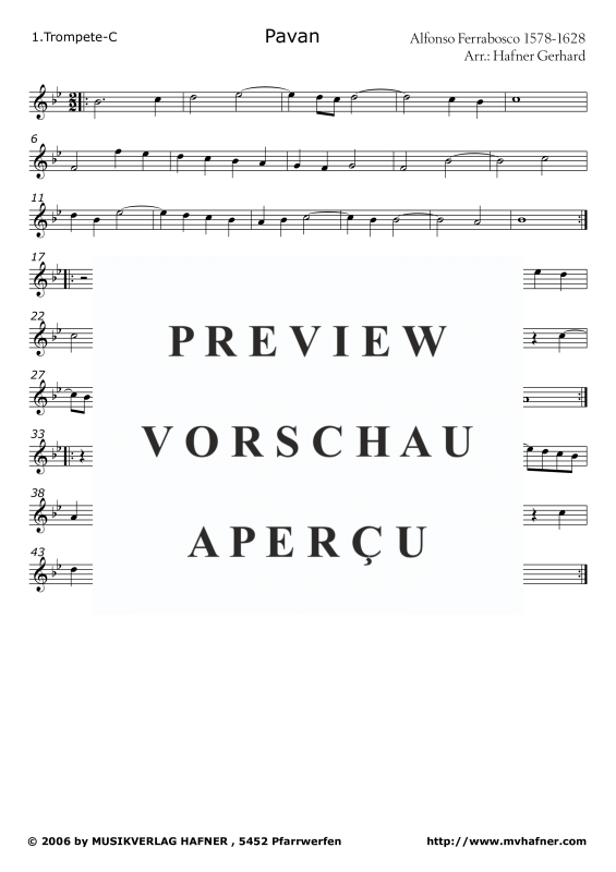 Produktgalerie: Seite 8 von 11 Pavan, , (Blechbläser Quintett)