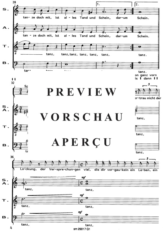 Product gallery: Page 5 of 9 Tanz , , (mixed choir)