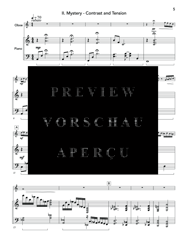 Produktgalerie: Seite 9 von 11 Ponderings, , (Oboe und Klavier)