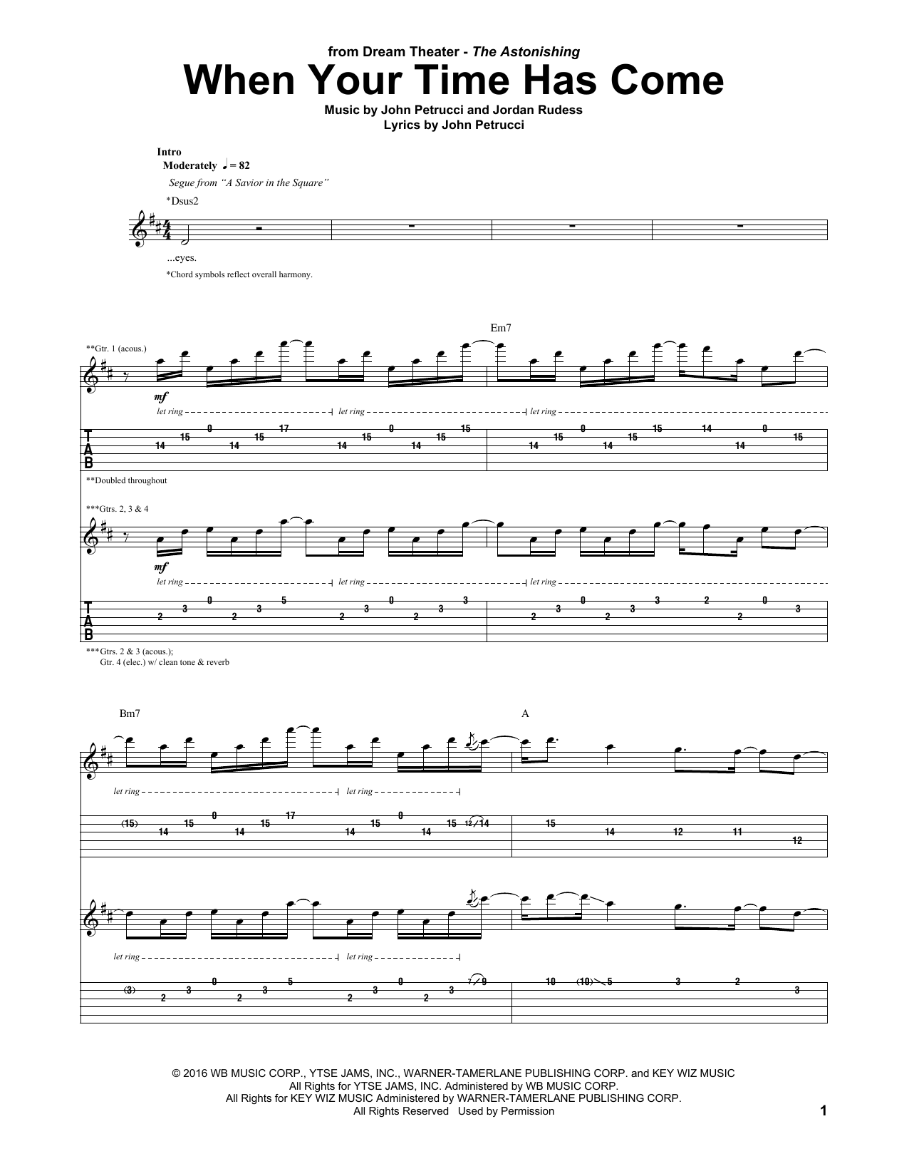 Product gallery: Page 1 of 1 When Your Time Has Come, Dream Theater