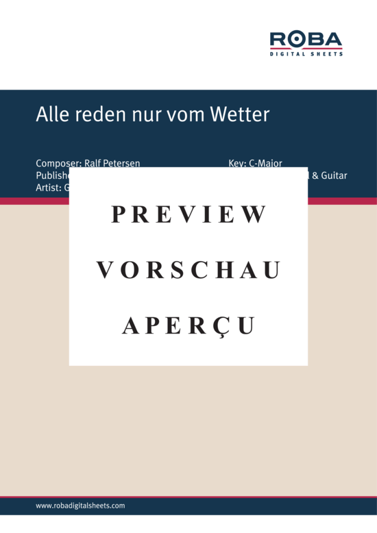 Product gallery: Page 2 of 4 Alle reden nur vom Wetter , , (accordion)