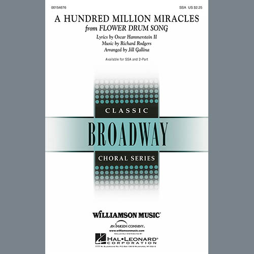 Produktbild zu: A Hundred Million Miracles (arr. Jill Gallina)