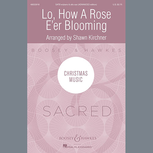 cover: Lo, How A Rose E'er Blooming,