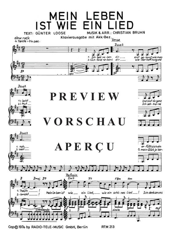 Produktgalerie: Seite 4 von 4 Mein Leben ist wie ein Lied, Ebstein, 	Katja, Klavier und Gesang