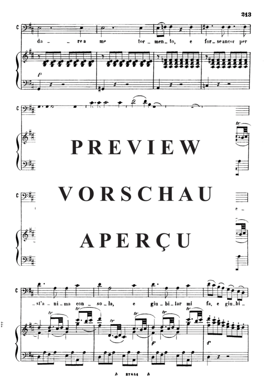 Product gallery: Page 7 of 9 Vedro mentr'io sospiro, , Bass/Baritone Solo and Piano