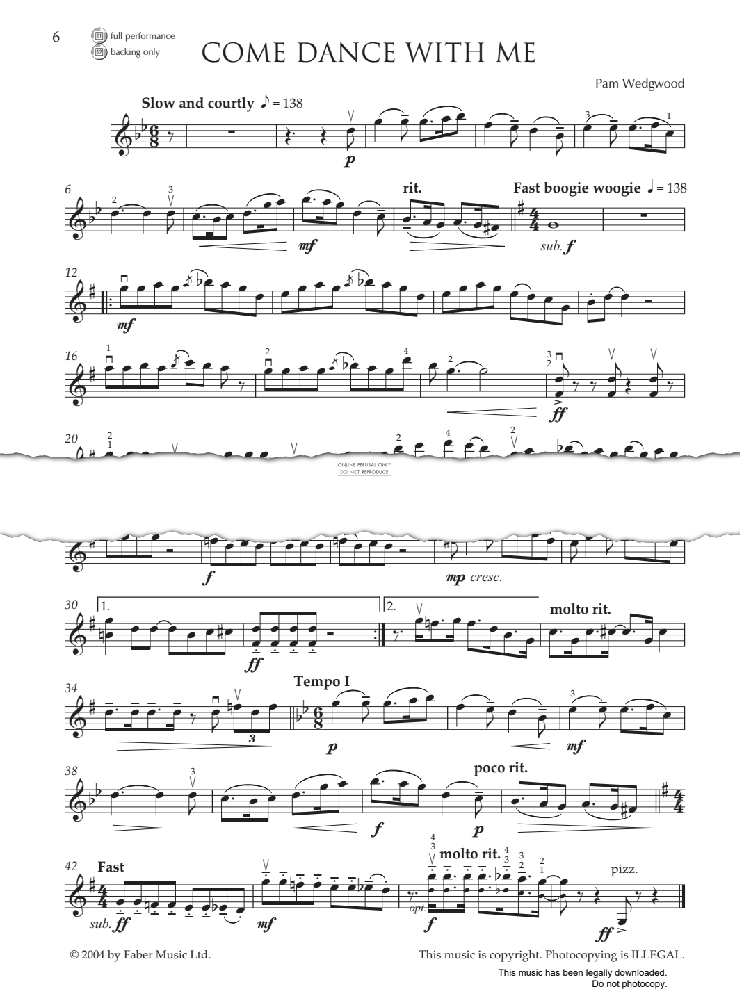 Produktgalerie: Seite 1 von 1 Come Dance With Me, Pam Wedgwood, Klavier, Violine