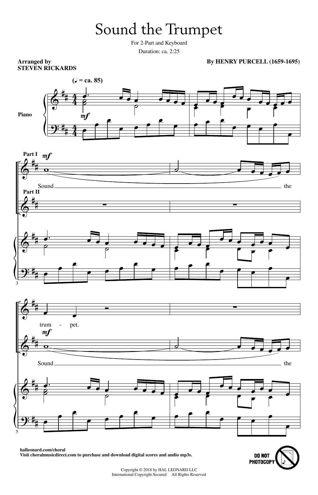 Produktbild zu: Sound The Trumpet