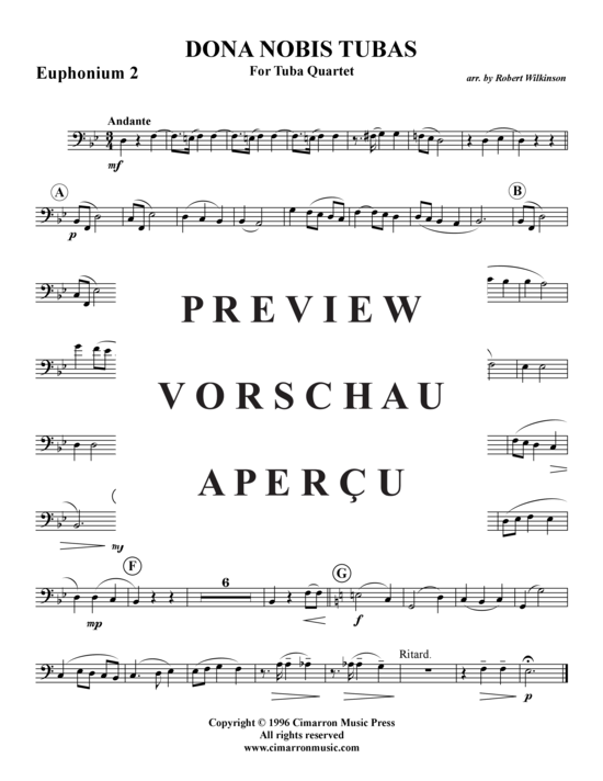 Product gallery: Page 6 of 9 Dona Nobis Tubas , , (Tuba Quartet: 2x Baritone, 2xTuba)