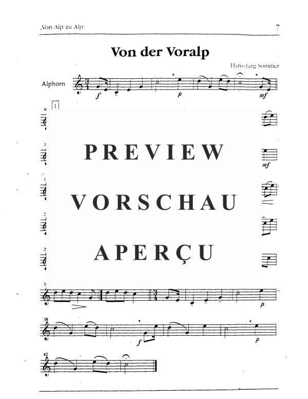 Produktgalerie: Seite 9 von 11 Von Alp zu Alp, , Alphorn