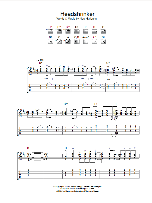 Produktgalerie: Seite 1 von 1 Headshrinker, Oasis, Gitarre