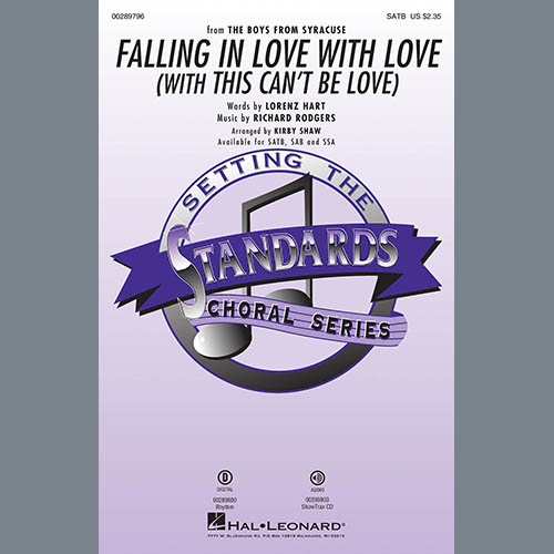 cover: Falling In Love With Love (with This Can't Be Love) (arr. Kirby Shaw), Rodgers & Hart