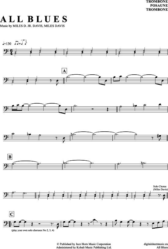 Product picture to: All Blues Miles Davis