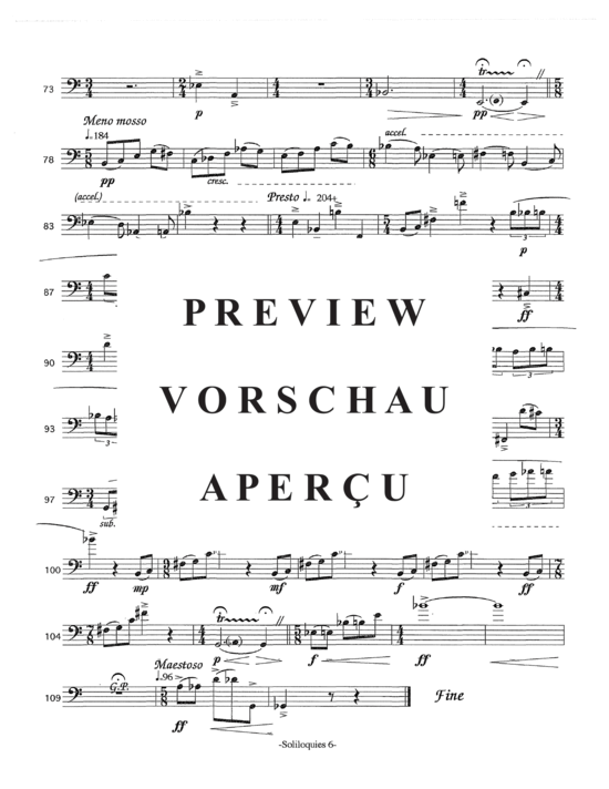 Product gallery: Page 9 of 9 Soliloquies , , (Euphonium Solo)