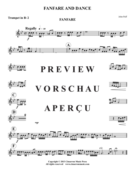 Produktgalerie: Seite 10 von 17 Fanfare and Dance , , (Blechbläser-Quintett)