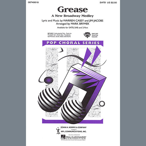 Produktbild zu: Grease: A New Broadway Medley (arr. Mark Brymer)