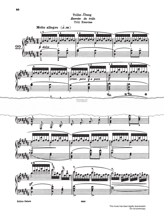 Product picture to: Molto Allegro Study (Op. 740, No.22)