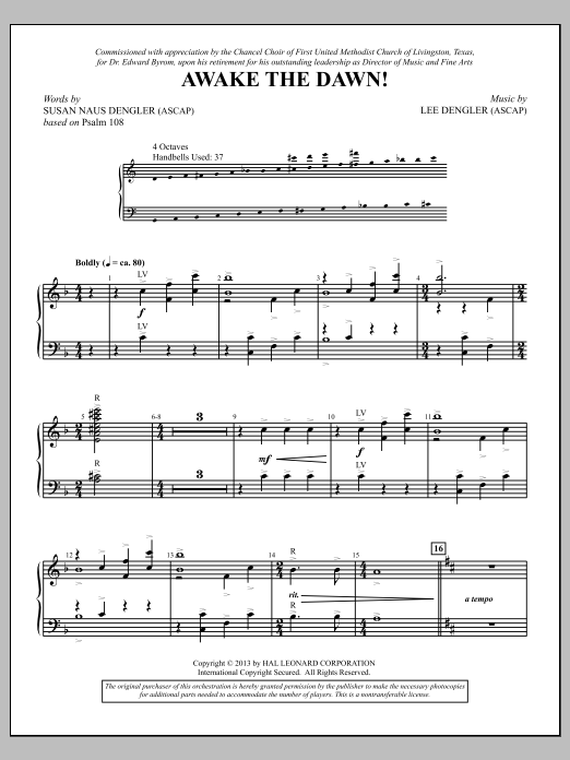 Produktgalerie: Seite 1 von 1 Awake The Dawn!, Lee Dengler, Percussion