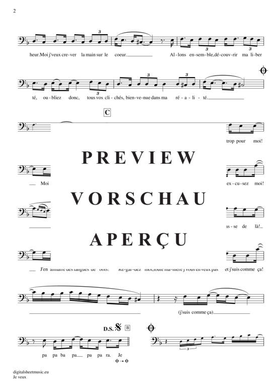 gallery: Je Veux , Zaz, (Posaune / Bariton)