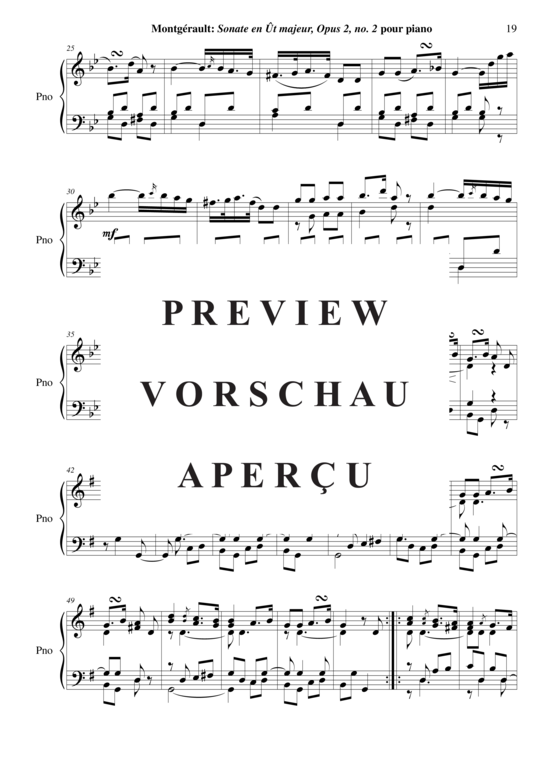 Product gallery: Page 20 of 21 Sonata in C major, Opus 2 no. 2 , Nicolas Horvath, Piano Solo