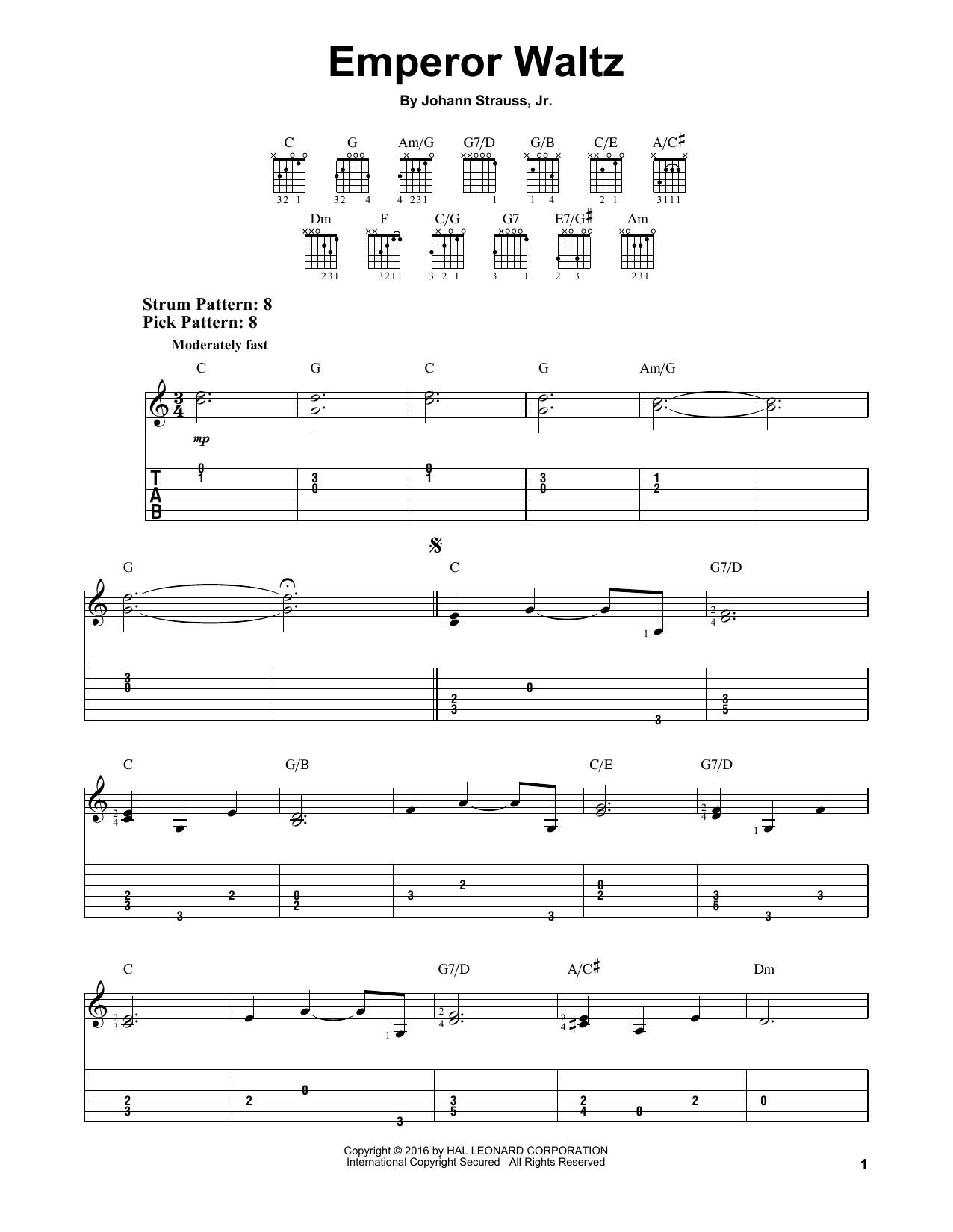 Product gallery: Page 1 of 1 Emperor Waltz, Johann Strauss, Jr.